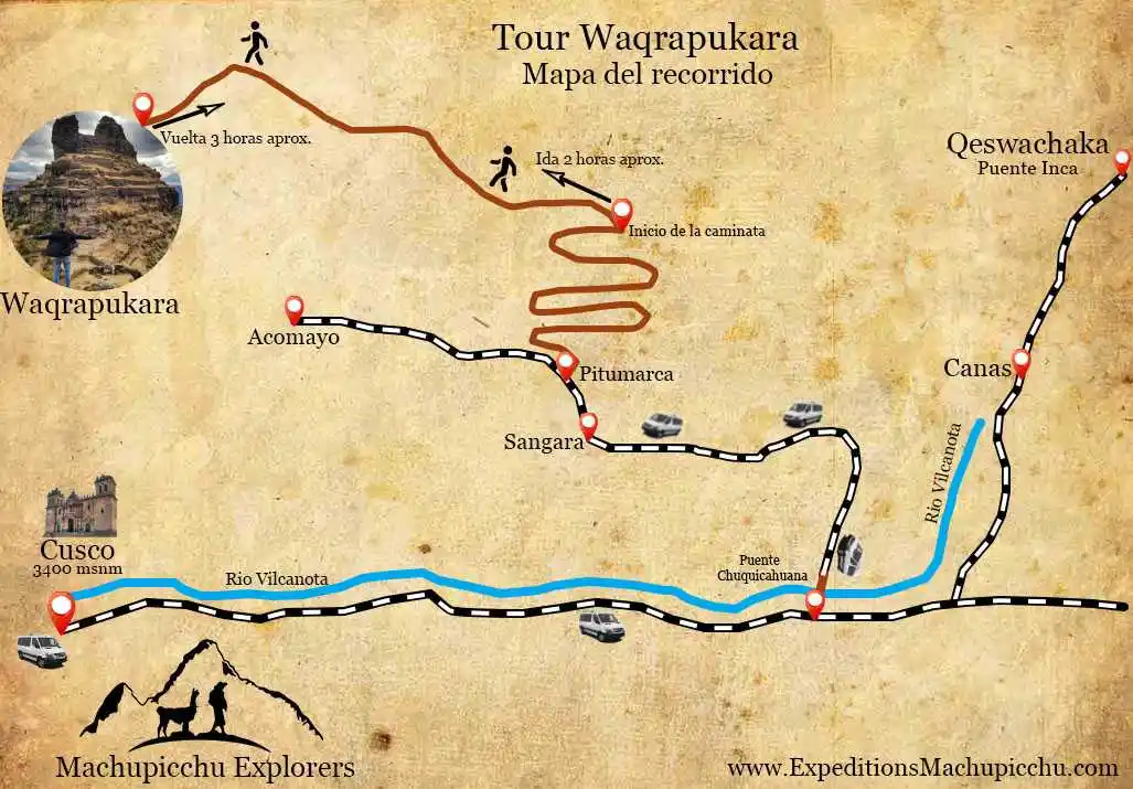 tour waqrapukara
